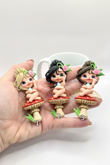 Mushroon Clay Dolls