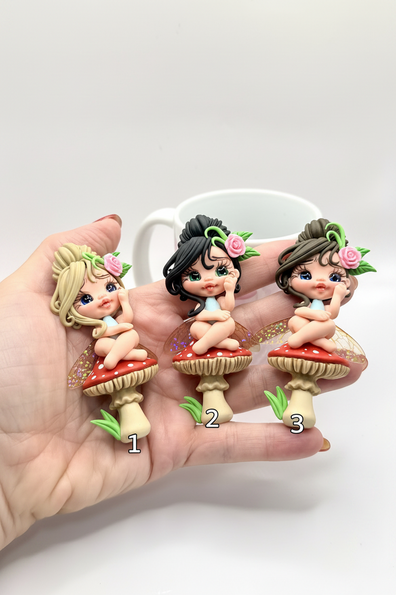 Mushroon Clay Dolls