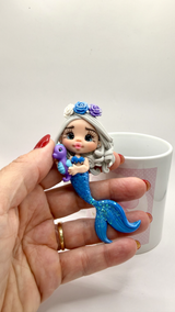 Mermaid Clay Dolls