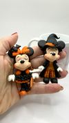 Mikey and Minie Halloween Clay Dolls