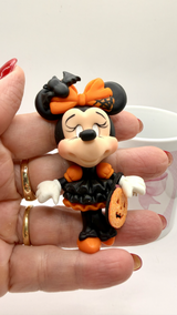 Mikey and Minie Halloween Clay Dolls