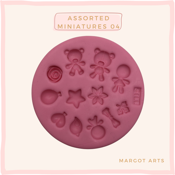 Assorted Miniatures 04 Silicone Mold