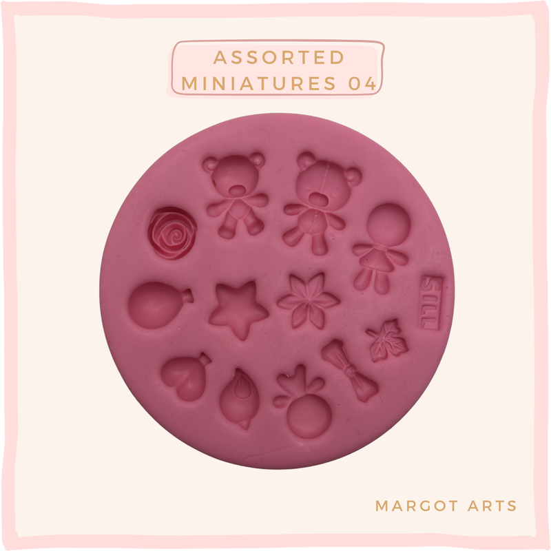 Assorted Miniatures 04 Silicone Mold