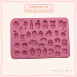 Assorted Miniatures 01 Silicone Mold