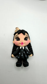 Wednesday Addams Clay Doll