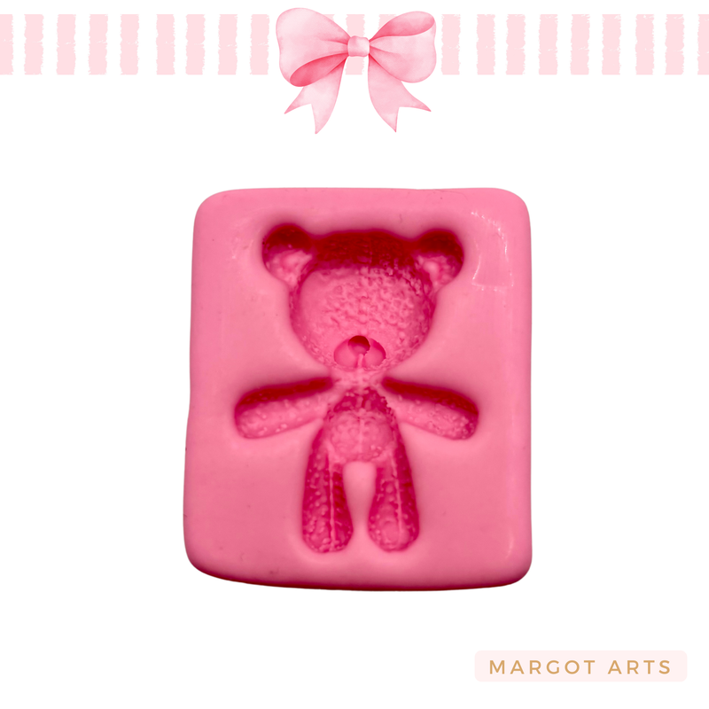 Silicone mold for clay dolls, Bear S - Arts and Crafts