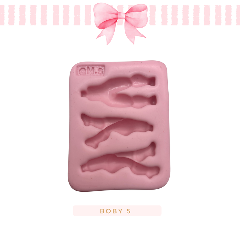 Silicone mold for clay dolls, Body 5 - Arts and Crafts