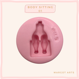 Body Sitting 01 Silicone Mold