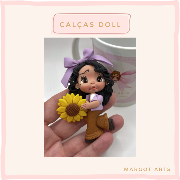 Silicone mold for clay dolls, Body Jeans 001 - Margot Arts and Crafts