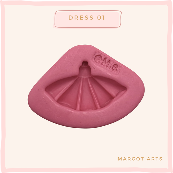 Dress 01  Silicone Mold