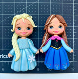 Frozen Collection Clay Cake Topper