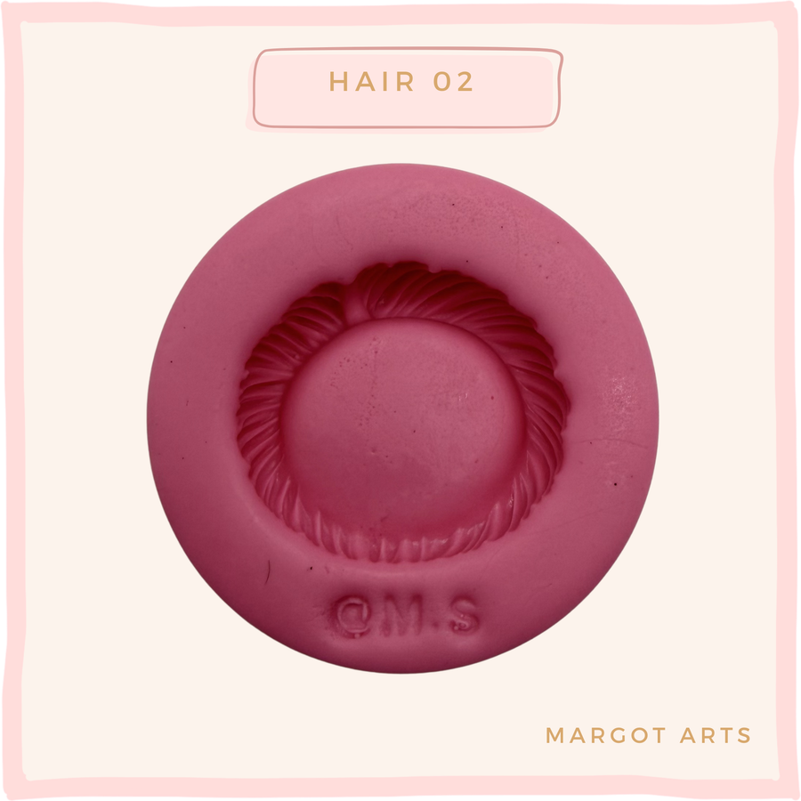 Hair 02 Silicone Mold