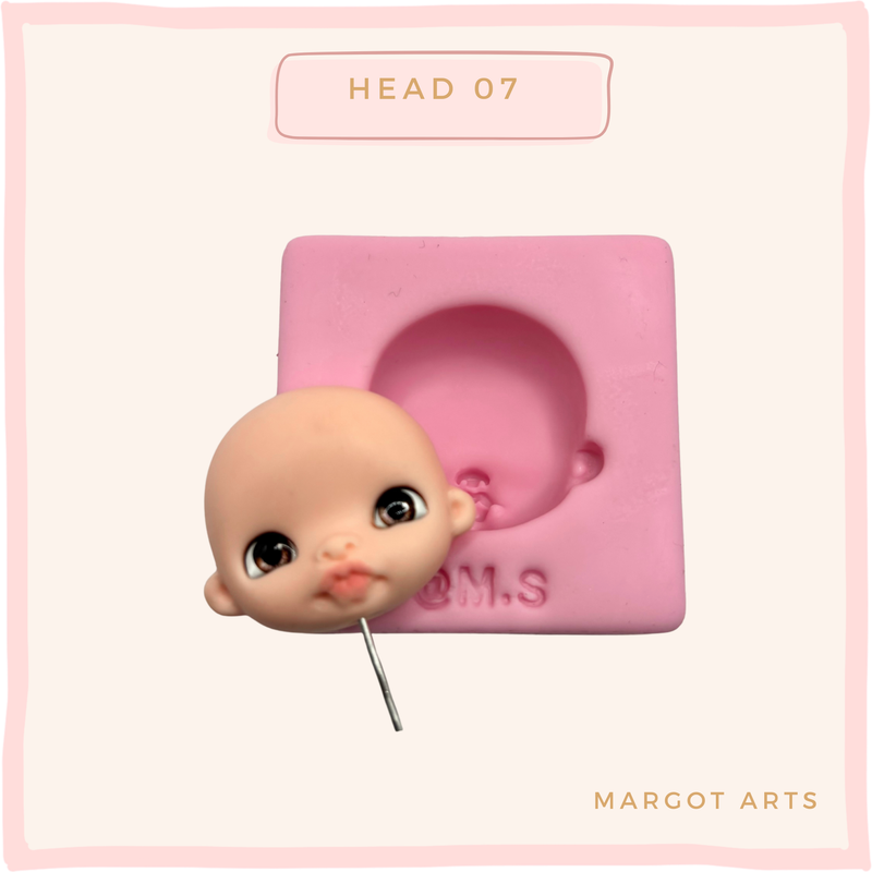 Head 07 Silicone Mold