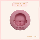 Head Baby Doll 02 Silicone Mold