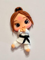 Karate Collection Clay Dolls