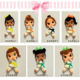 Karate Collection Clay Dolls