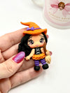 WITCH Clay Doll for Bows