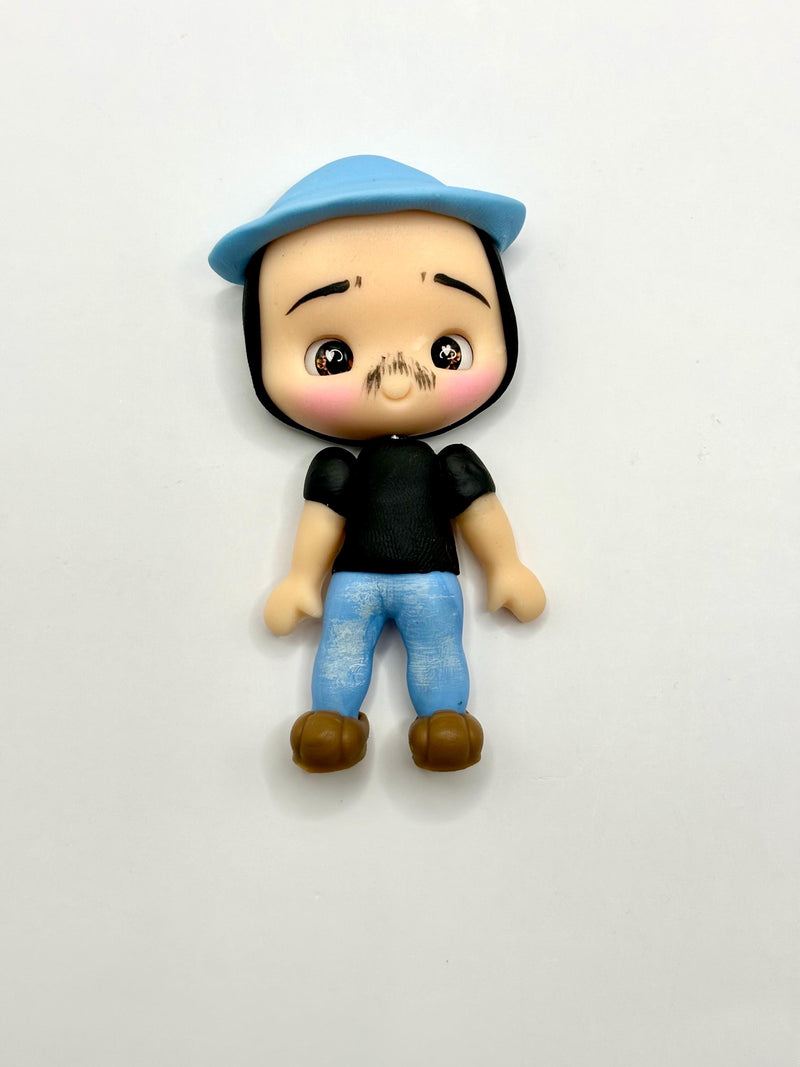 Don Ramón Inspired Clay Doll - El Chavo