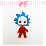 Cat in the Hat Inspired Clay Dolls