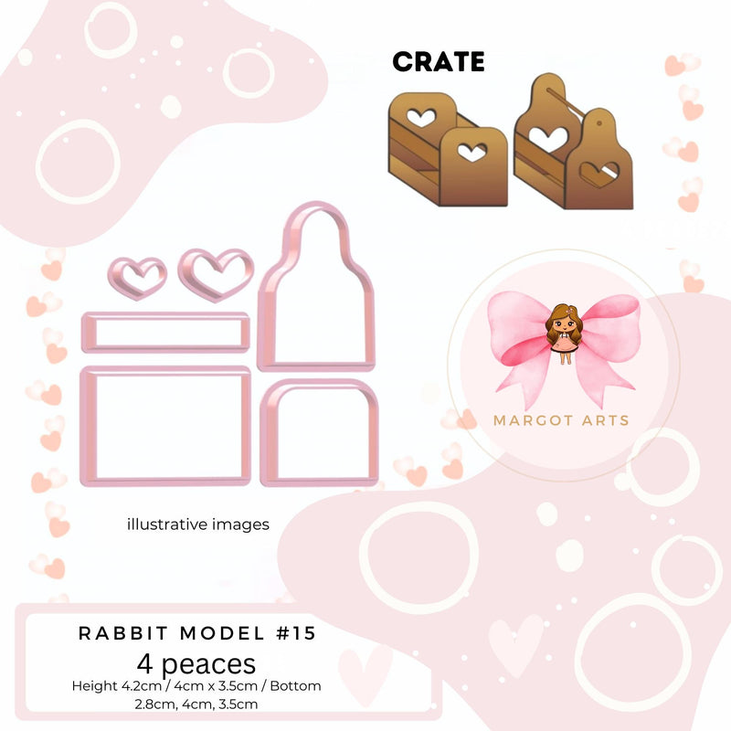 Mini Crate Bunny Rabbit Cutter