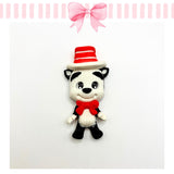 Cat in the Hat Inspired Clay Dolls