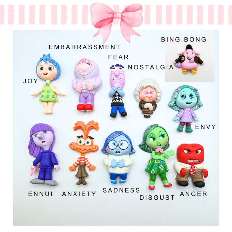 Inside Out Inspired Collection Clay Figurine