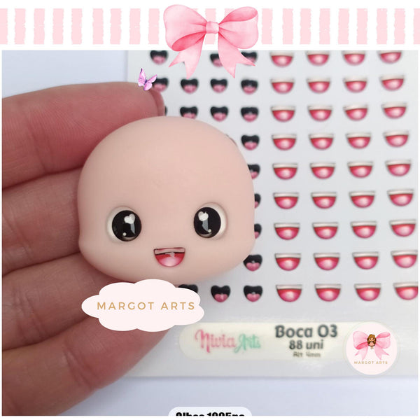 Resin Mouth Sticker