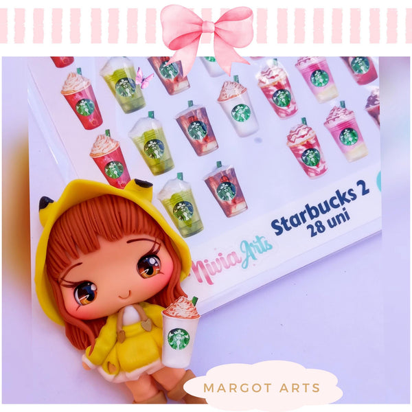 Resin Sticker Starbucks