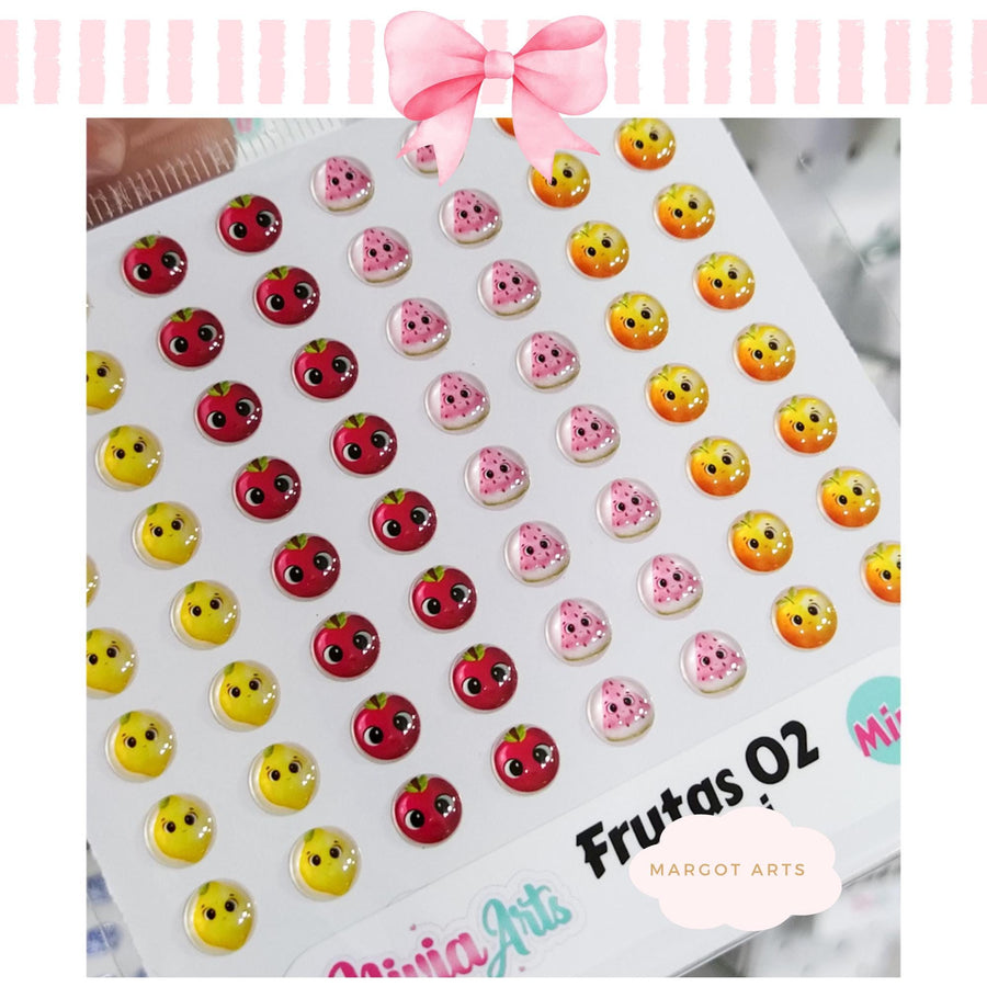 Resin Stickers - Fruit 02