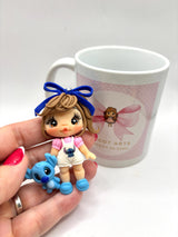 Stitch Girls Clay Dolls