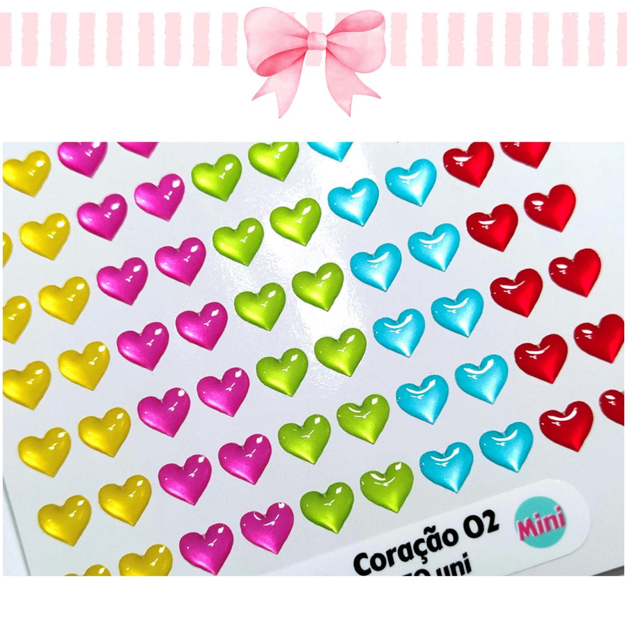Resin Heart Sticker