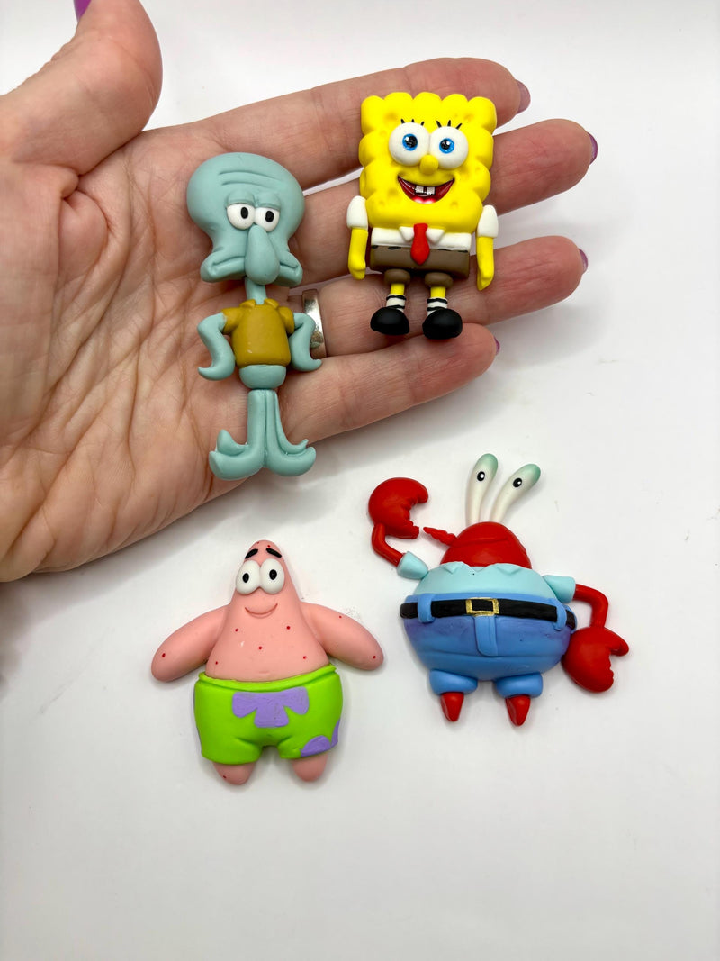 Sponge Bob Gang Clay Doll