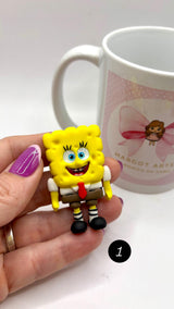Sponge Bob Gang Clay Doll