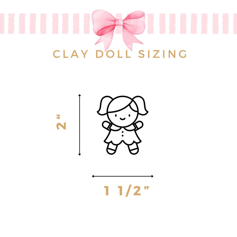Little Mermaid Clay Doll