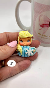 Mini Princess 1 Clay Dolls
