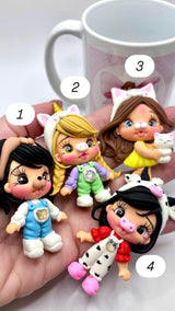 Zoo Girls Clay Dolls - Collection 1