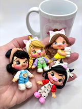 Zoo Girls Clay Dolls - Collection 1