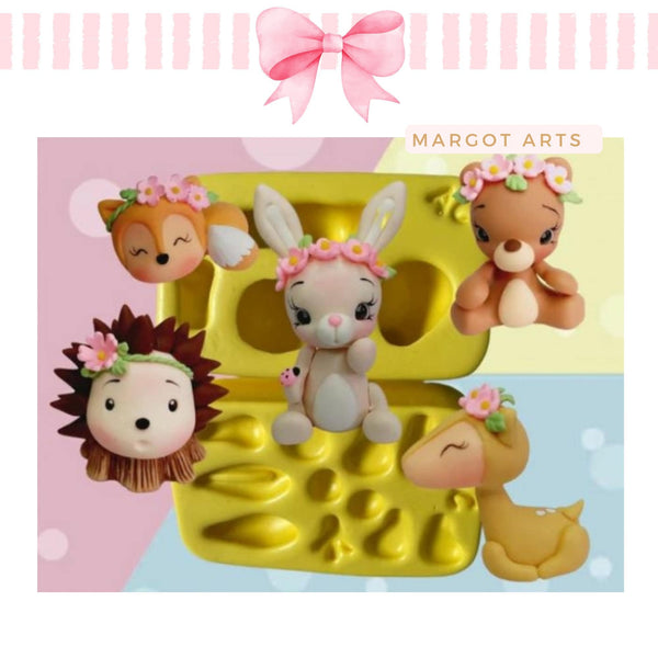 Mini Animals Silicone Mold