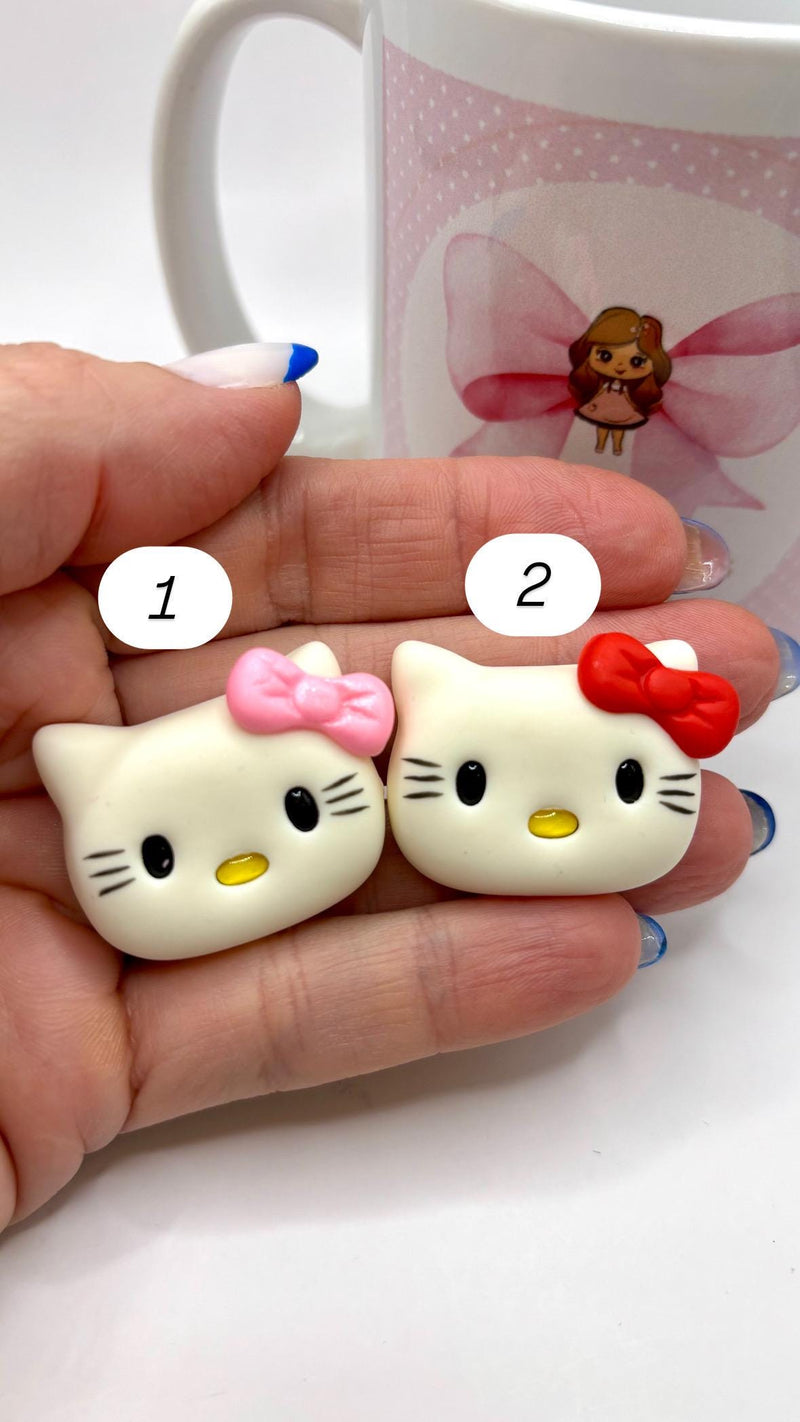 Hello Kitty Inspired Clay Head