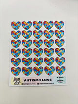 Resin Sticker- Autism Heart