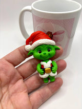 Grinch Clay Figurine