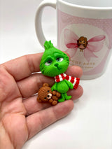 Grinch Clay Figurine