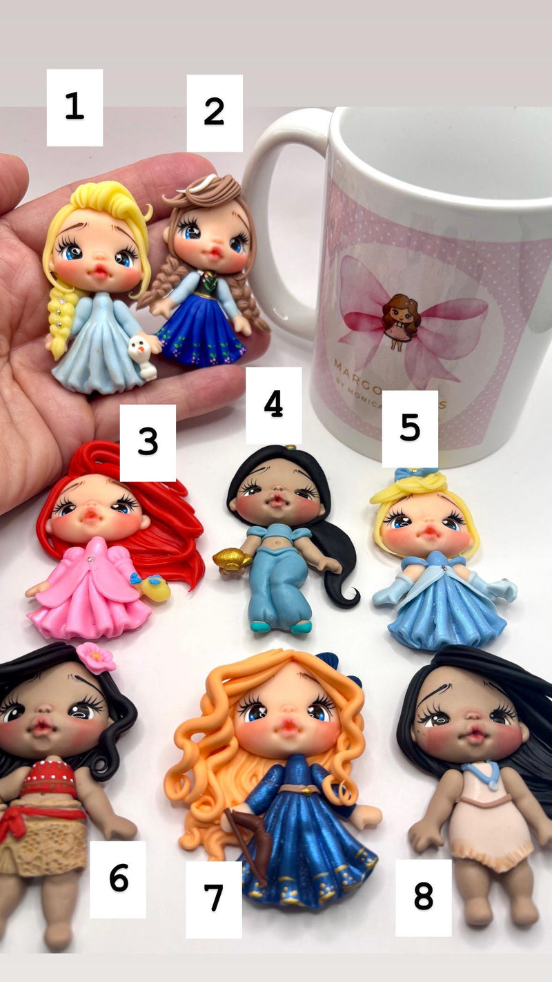 Princess Clay Dolls
