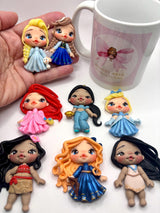Princess Clay Dolls
