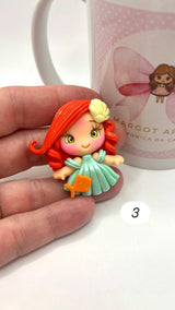 Mini Princess 1 Clay Dolls