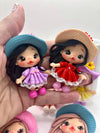 Vintage Style Clay Dolls