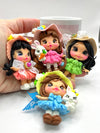 Easter Girls Collection Clay Doll