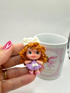 Purple Dress Clay Dolls
