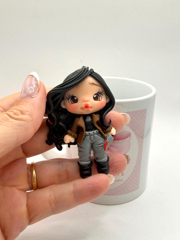 Cute Halloween Clay Doll