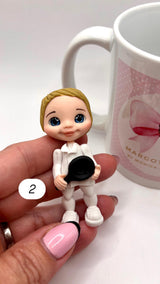 Male Chef Clay Dolls
